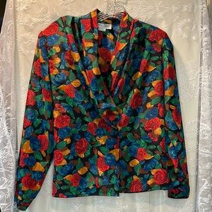 Floral Multicolor Women's Top